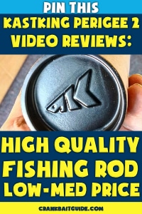 KastKing Logo on Fishing Rod Tube, Text Overlay About Video Reviews